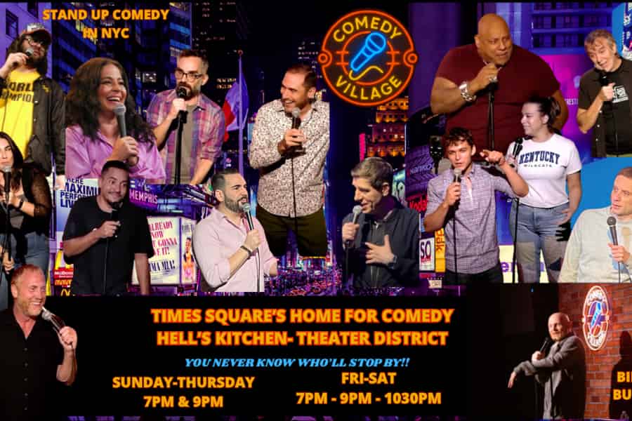New York City: Stand-up-Show-Ticket für das Comedy Village am Times Square. Foto: GetYourGuide New York City: Stand-up-Show-Ticket für das Comedy Village am Times Square. Foto: GetYourGuide