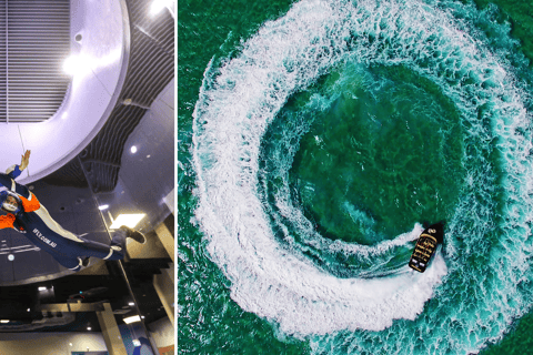 Gold Coast: Jetboat Ride and Indoor Skydiving Combo Activity