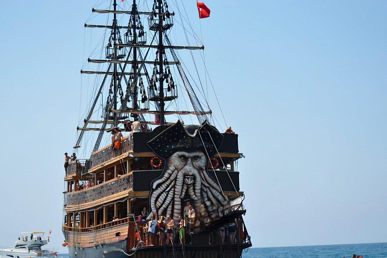 Alanya: Pirate Boat Trip with Lunch & Free Soft Drinks Soft Drinks, Lunch & Transfer
