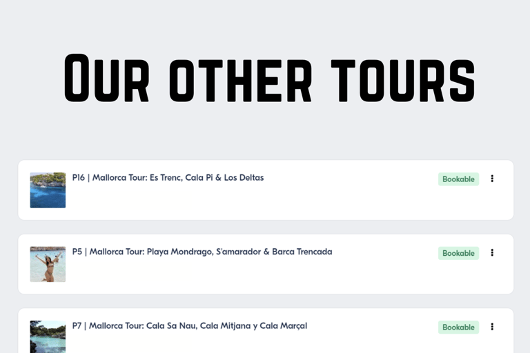 Cala Llombards o Cala Santany &amp; Es Pontas Schnorcheln und SUP