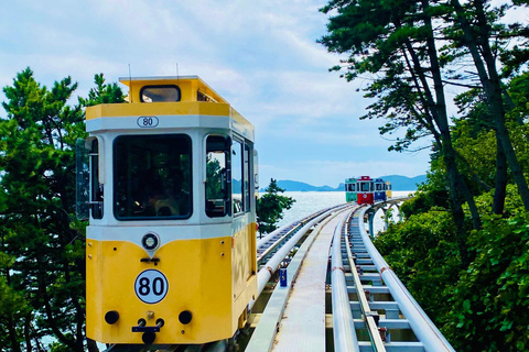 Busan: Sky Capsule+ Huinnyeoul+ Gamcheon+ Songdo+ NachtzichtSeomyeon Station Afslag 12