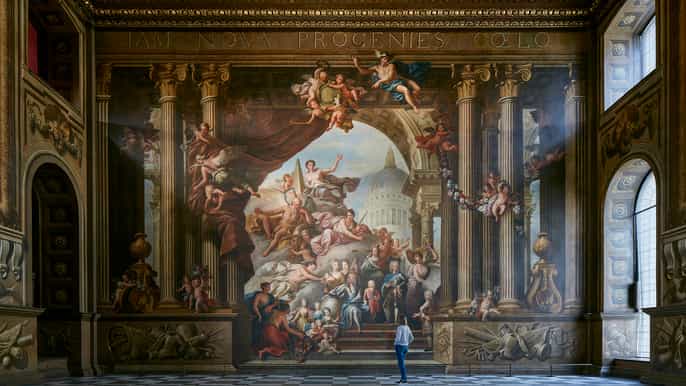 londres antiga visita do royal naval college e tour painted hall