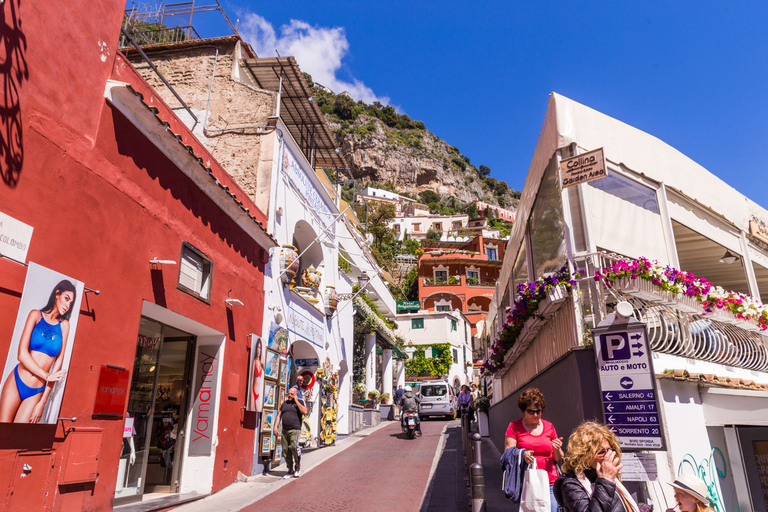 Sorrento: tour de día completo en barco por Positano, Amalfi y RavelloPaseo en barco con visita a Ravello