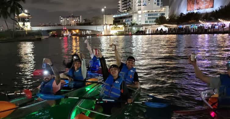 Miami: Guided LED-Lit Kayak Night Tour photo 7