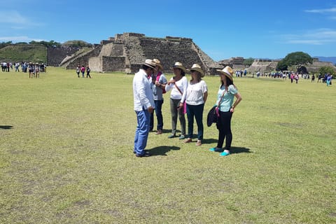 From Oaxaca: Monte Albán and Art Craft Towns Day Trip
