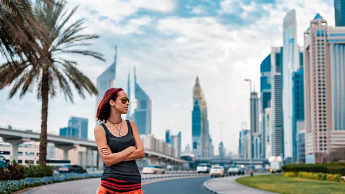 dubai 4timers byvandring og billett til burj khalifa