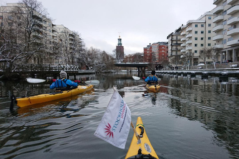 Stockholm: Winter-Kajaktour durch die Stadt