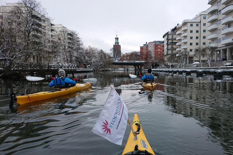 Sztokholm: Zimowa wycieczka kajakiem po mieście