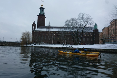 Stockholm: excursion en kayak dans la ville d&#039;hiver