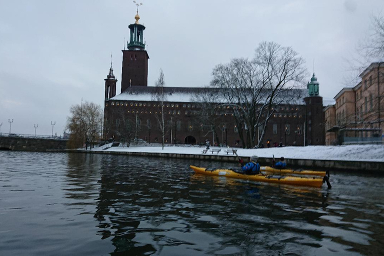 Stockholm: excursion en kayak dans la ville d&#039;hiver