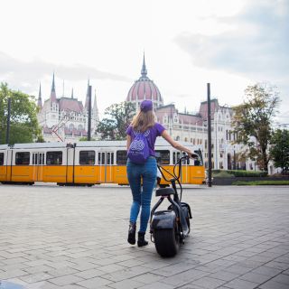 Budapeszt: Wycieczka z przewodnikiem po mieście przez e-skuter