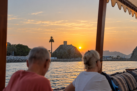 Muscat: Sunset Dhow Cruise Along Oman’s Historic Coast Dhow Sunset Cruise – Muscat Hotel Pickup