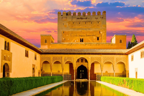 Granada: Private Guided Tour with Your Mobile + Interactive Alhambra Route. Granada: Private Guided Tour + Interactive Alhambra Route.