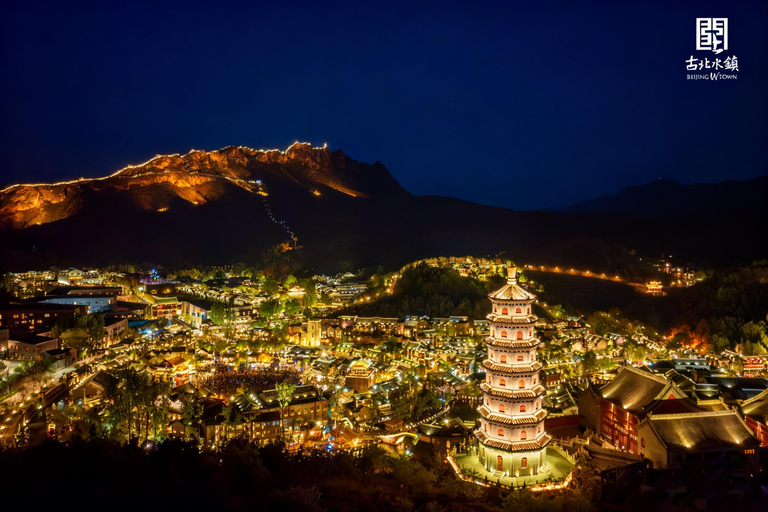 Beijing: Great Wall at Simatai & W Town Day Trip Beijing: Water Town + Night Tour of the Simatai Great Wall
