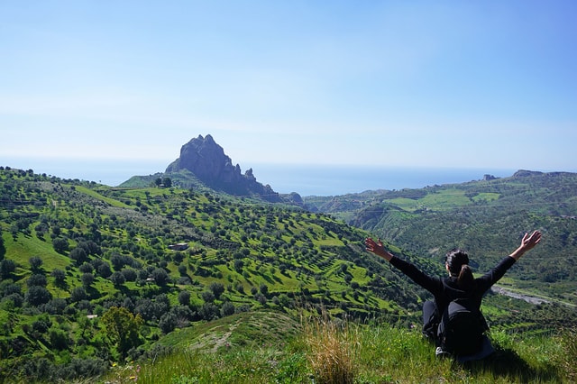 Visit Private Trek from Pentedattilo to Rocche di Santa Lena in San Procopio, Reggio Calabria, Italy