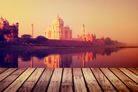 From Mumbai: Agra Sightseeing with Taj Mahal Sunrise Service From Delhi:- Private Car + Entrance + Meals (Buffet)