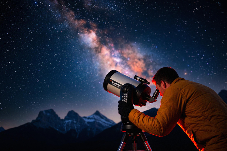 Banff Stargazing: See Saturn & the Moon with a Telescope