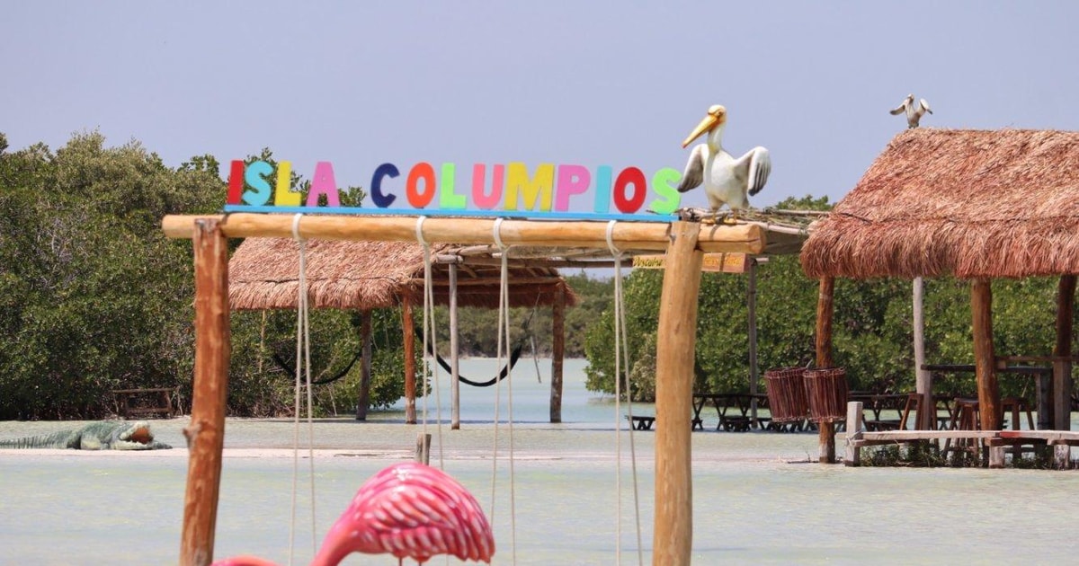 progreso isla columpio and pig beach club day pass GetYourGuide