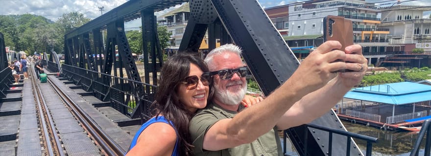 Bangkok : visite historique de Kanchanaburi et de la rivière Kwai avec prise en charge