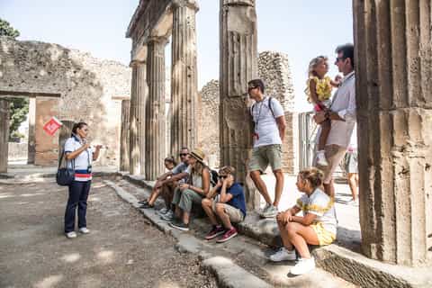 Naples or Sorrento: Full-Day Pompeii and Mount Vesuvius Tour