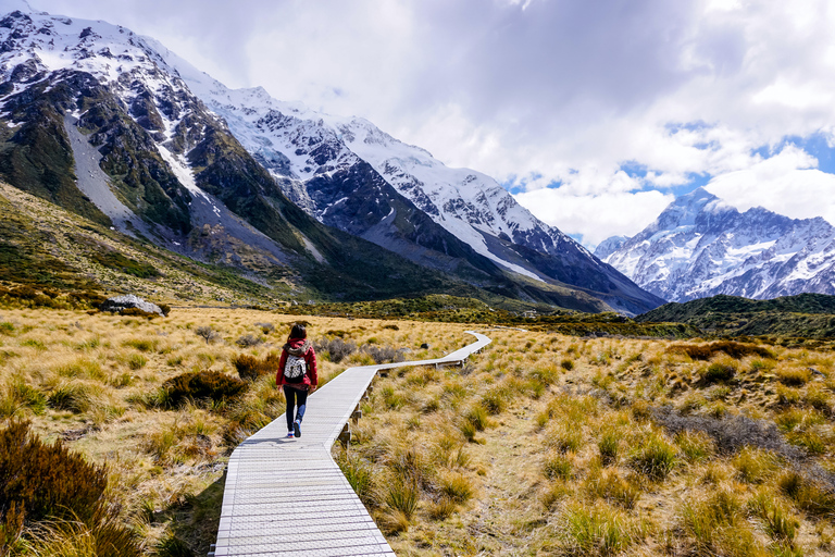 Queenstown: Tour guidato di un giorno del Monte CookQueenstown: tour guidato di un giorno a Mount Cook Premium