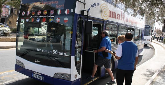 Malta: Hop-On Hop-Off Bus Tours