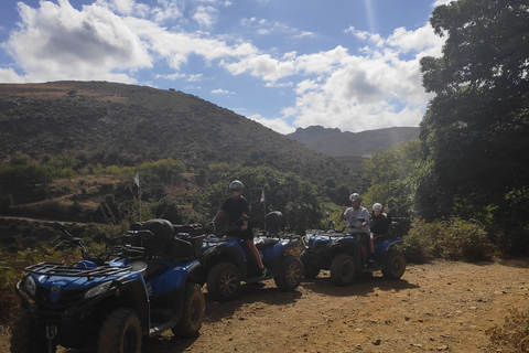 From Georgioupolis: Half-Day Quad ATV SafariQuad for 1 Driver 1 Passenger