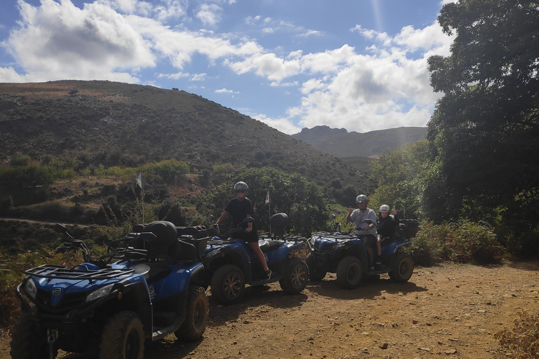 Ab Georgioupoli: Halbtägige Quad-/ATV-SafariQuad für 1 Fahrer und 1 Beifahrer