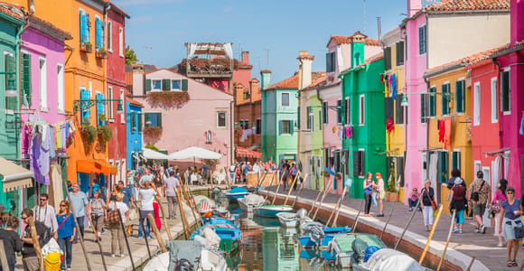 Venedig: Murano, Burano und Torcello Insel Wassertaxi Tour