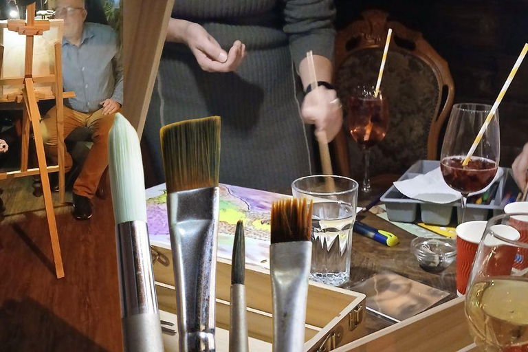 Weimar: Painting with a meal – paint pictures, relax, enjoy dinner Weimar: Meal with a meal - paint pictures, relax, enjoy dinner