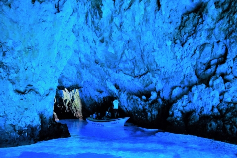 De Split: visite d'une journée de la grotte bleue et de Hvar