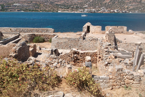 Excursion guidée d'une journée sur l'île de Spinalonga avec déjeuner à la taverne et vinPrise en charge d'Agia Pelagia à Ammoudara