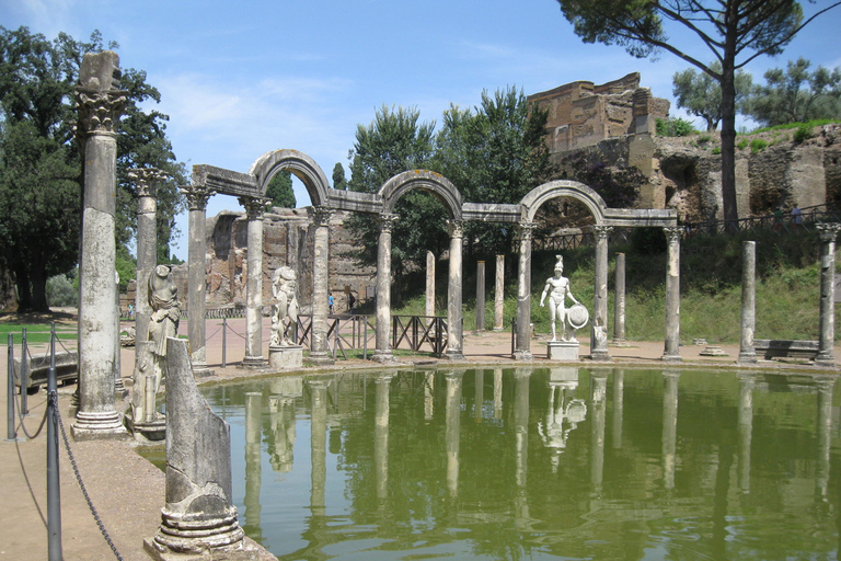 From Rome: Hadrian's Villa & Villa d'Este Day Trip & Lunch Tivoli: Hadrian's Villa & Villa d'Este Day Trip - English