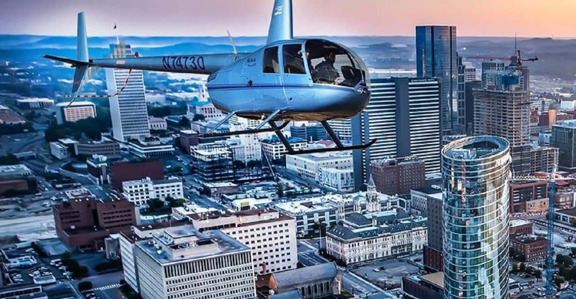 Nashville: 20-Min Helicopter Tour of Downtown and Music City