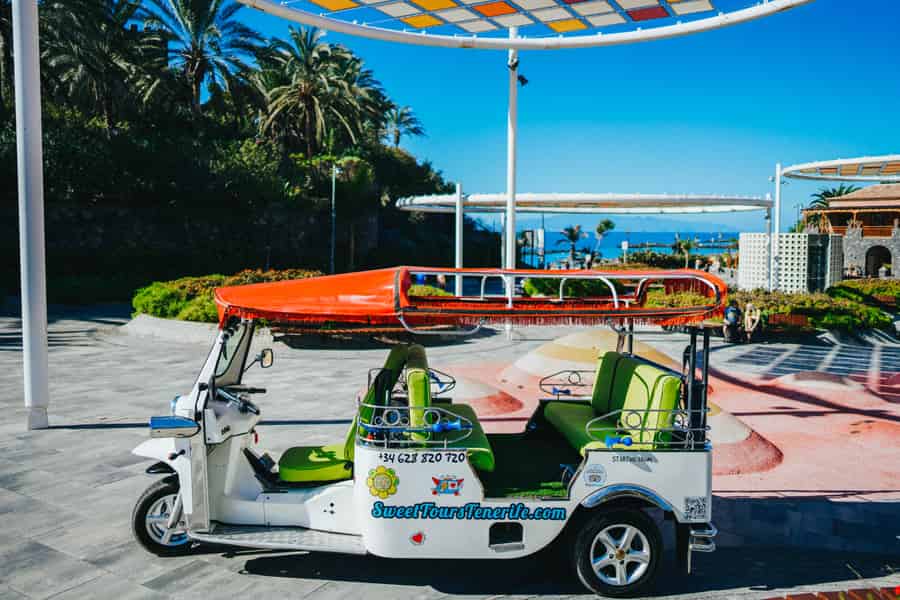 Costa Adeje: Doppel-Tuk-Tuk Tour. Foto: GetYourGuide Costa Adeje: Doppel-Tuk-Tuk Tour. Foto: GetYourGuide
