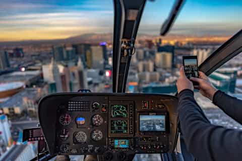 Las Vegas: Dinner Package at ARIA & Helicopter Night Flight