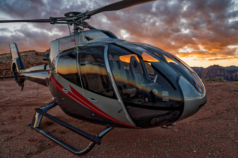 Las Vegas: Excursión en helicóptero por el Cañón de las Rocas RojasExcursión en helicóptero al atardecer