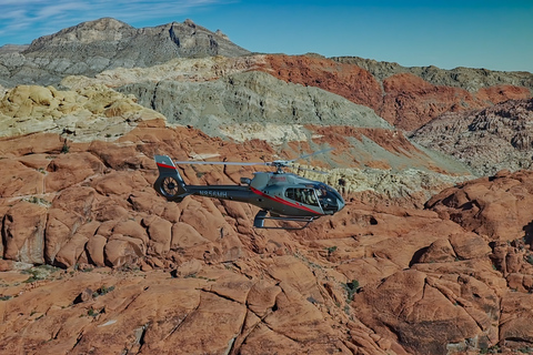 Las Vegas: Excursión en helicóptero por el Cañón de las Rocas RojasExcursión en helicóptero al atardecer