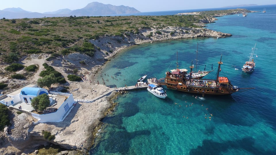 ▷ Balade en bateau pirate sur les trois îles de Kalymnos