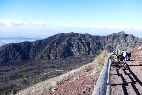 Z Sorrento: Jednodniowa wycieczka do ruin Pompejów i WezuwiuszaWycieczka w języku hiszpańskim