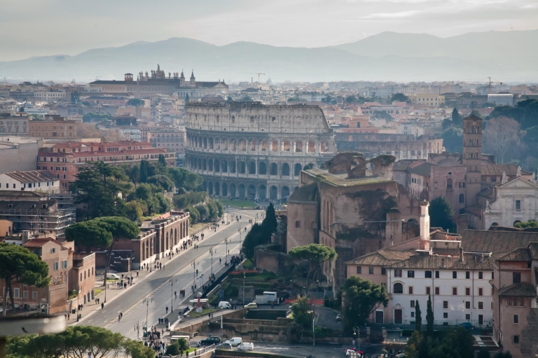 Rome: ticket voor panoramische glazen lift met audio-app