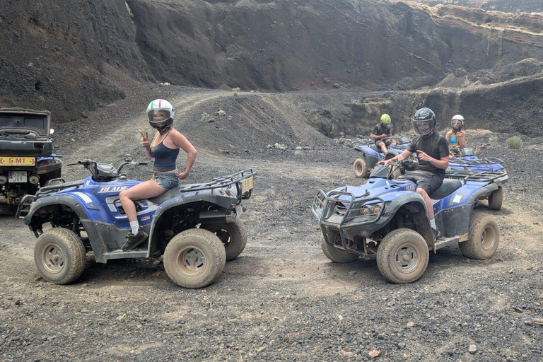 Tenerife: 100% Off-Road Quad Adventure with Pickups & Drinks Single Off-Road Quad Adventure with Pickup & Snacks