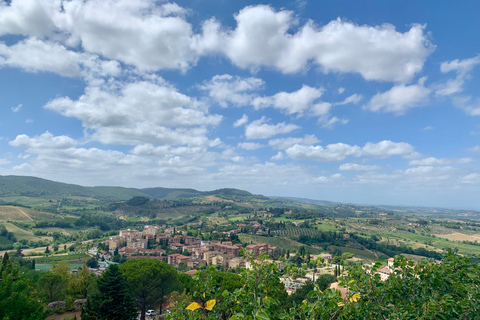 San Gimignano & Volterra: privétransfer vanuit Florence