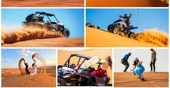 Doha: Desert Safari, ATV Quad, Camels, Sandboarding and Inland Sea