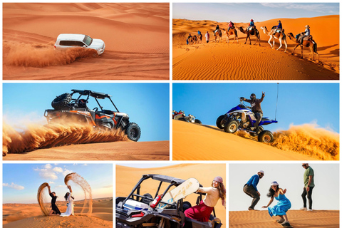 Doha: Desert Safari, ATV Quad, Camels, Sandboard& Inland Sea Group Tour With Hotel Transfer & Free Camel Ride
