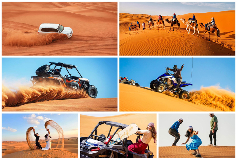 Doha: Desert Safari, ATV Quad, Camels, Sandboard& Inland Sea Private Desert Safari With Hotel Transfer and camel ride