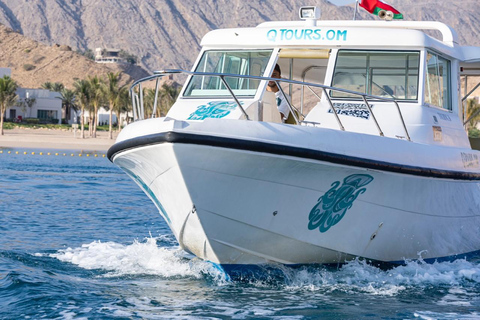 Muscat: Tour di osservazione dei delfini e snorkeling