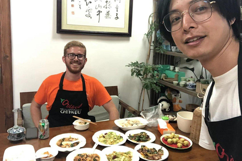 Chengdu: Cooking Class with Fresh Market Half Day Experience Chengdu: 3 Dishes Cooking Class