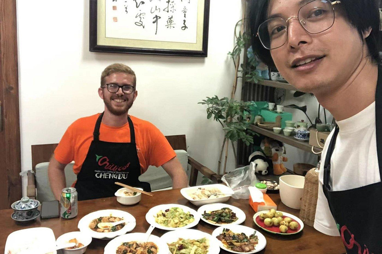 Chengdu: Cooking Class with Fresh Market Half Day Experience Chengdu: 3 Dishes Cooking Class