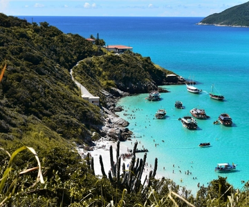 Fra Rio: Arraial do Cabo dagsudflugt med bådtur